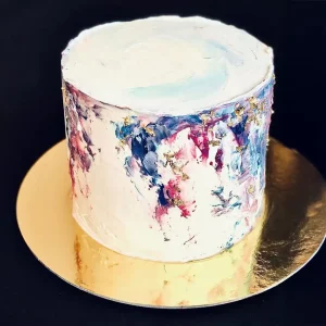 Moderne Geburtstagstorte „Paint“ mit abstraktem Farbdesign – handgefertigt von Cake Artist Berlin
